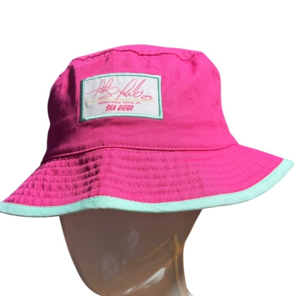 Melonwear San Diego Padres Fernando Tatis Jr Pink Bucket Hat El Nino MLB Hat